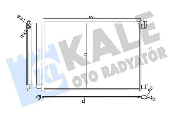 KALE Climate Radiator (Condenser) for 15-C Series, E Series & 17-S Series Cars — Radiators & Fans