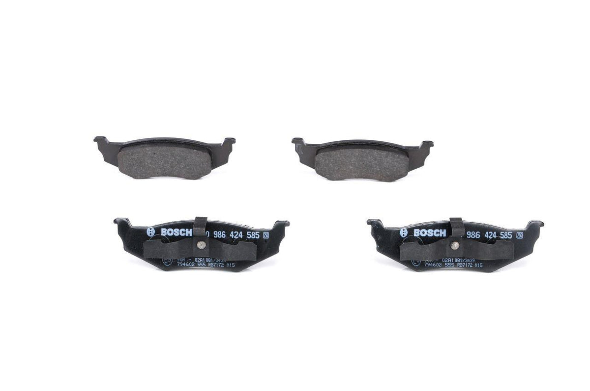 Bosch 0986424585 Brake Pad Chrysler 300 M / Neon II 2.0 Rear — Brake Pads