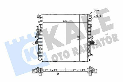 KALE Radiator for 2005 Range Rover Discovery 4x4 - Durable Aluminum Construction — Radiators & Fans