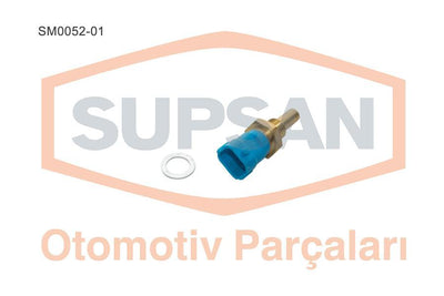 Supsan SM005201 Pressure Sensor Fiat Ducato 28 TD 28 JTD 814043 814043S Rhv 814047 (Kare Socket) — Vehicle Sensors & Switches