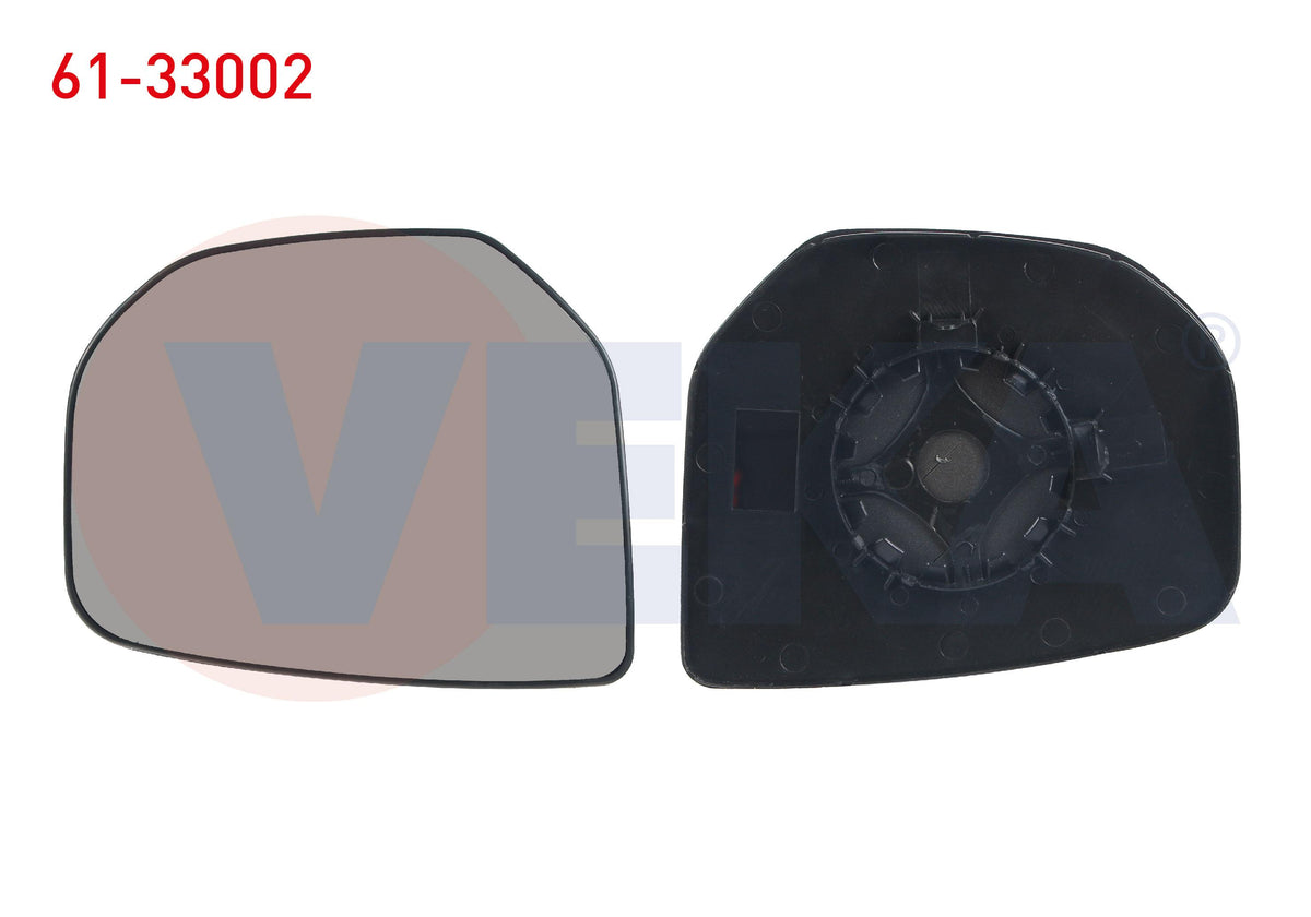 Veka 61-33002 Mirror Glass Right Mechanical Peugeot Partner Tepee 2008-2012 / Citroen Berlingo 2008-2012 — Mirrors