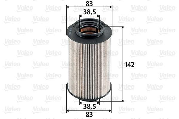 VALEO 587909 Fuel Filter - Compatible with Volkswagen Touran 1.9 TDI, Golf Plus 1.9 — Fuel Delivery