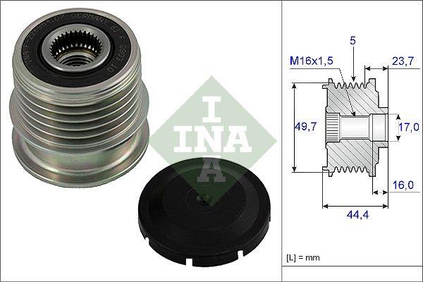INA 535001110 Alternator Dmo Pulley 168 CDI A Series — Starting & Charging