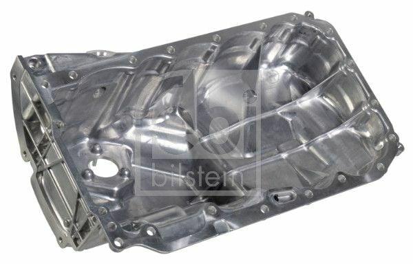 febi-oil-pan-bmw-n47n, febi-aluminum-oil-pan-detail FEBI Oil Pan BMW N47n - Compatible with F20, F21, F22, F30, F31, F34, F32, F33, F36, F07, F10, F11 | 456mm Length FEBI Oil Pan for BMW N47n Models febi, oil-pan, bmw-n47n, car-parts, engine-accessories, car-maintenance, automotive, bmw-parts, oil, ai-generated