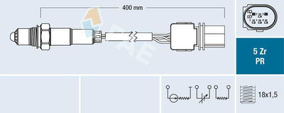 FAE Lambda Sensor 75074 - Wideband Sensor for W204 & W212/W213 — Oxygen & Air-Fuel