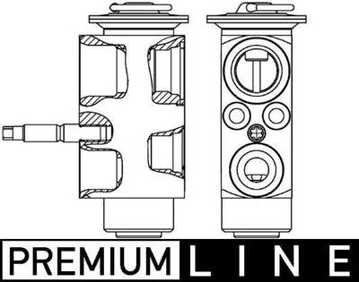 BEHR AVE113000P Klima Valfi for E-46 / 83 — Condensers & Evaporators