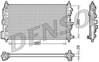 Denso DRM20009 Radiator Opel Astra J Cruze 1.4-1.6 At