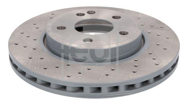 Febi Bilstein 44188 Brake Disc Front Mercedes W176/W242/W246/C117/X117/X156 Drilled Set of 2 — Brake Rotors & Drums