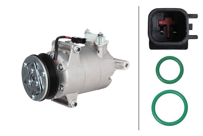 Hella 8FK366202-771 A/C Compressor Transit Custom V362 2.2 TDCi Front Wheel Drive 12 >