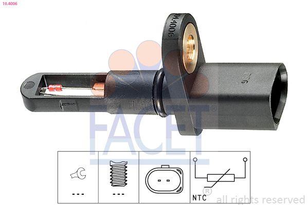 Facet 10.4006 Air Temperature Sensor Octavia 01 > 08 Superb 02 > 08 Passat 01 > 05 — Temperature Sensors & Switches
