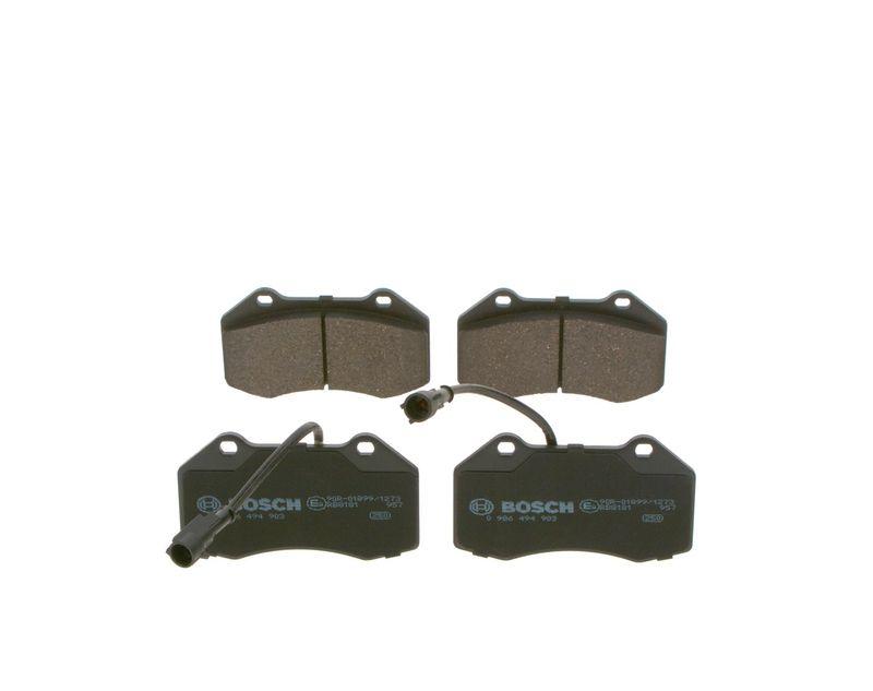 Bosch 0986494903 Front Brake Pad Fiat Punto Evo Grande Punto (199) 1.4 07-12 MiTo (955) 1.4 09 — Brake Pads