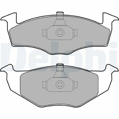 Delphi Brake Pad Set - Front Pads for Fox Hatchback, Lupo I, Polo — Brake Pads