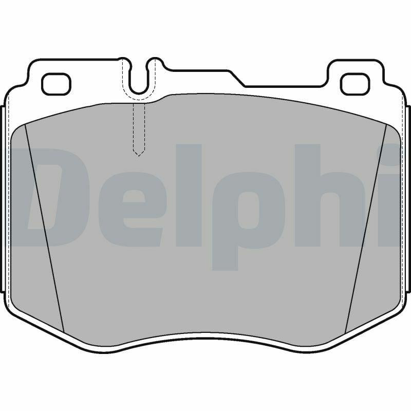 Delphi LP3172 Brake Pads - Front Set for C-Series (W205) & E-Series (W213)