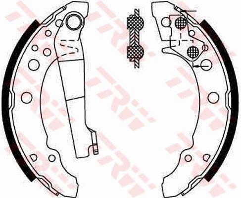 TRW GS8166 Handbrake Shoes - 180X31mm for VW Golf, Polo, Seat Ibiza — Brake Cables & Hardware