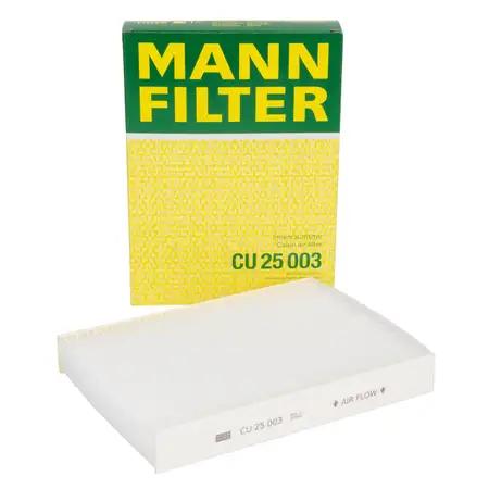 Mann CU25003 Cabin Air Filter Renault Megane IV Talisman Kadjar Espace IV Fluence Scenic 15> Nissan Qas — Air & Cabin Filters