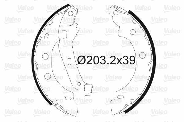 VALEO 562642 Brake Shoe for Kangoo (1.2-1.9L) — Brake Cables & Hardware