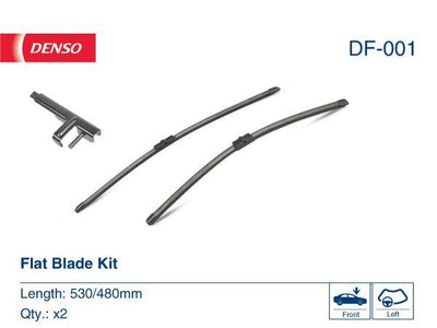 Denso DF-001 Wiper Set VW Golf III IV Polo Bora 53-48 — Wipers