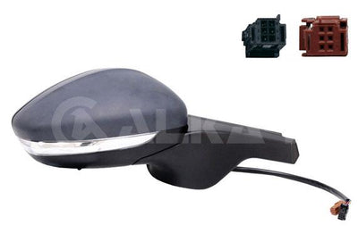 Alkar 6140881 Outer Rear View Mirror Right Electric Heated Primed with Sensor with Turn Signal 9 — Tail, Signal & Reflectors