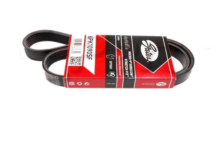Gates 6PK1090 V Belt for Peugeot 207 2006-2010 — Belts