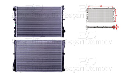 Wisco 3113546-00 Water Radiator Brazing Mt (640x448x16) Mercedes C/E Series W205/213 Body 14> Gasoline/Die — Radiators & Fans