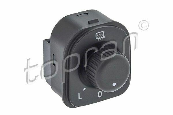 TOPRAN 116056 Mirror Adjustment Switch - Black, Driver Side for 2009-2016 Superb — Switches & Relays