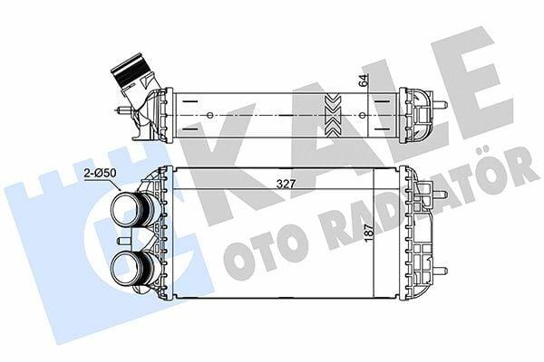 Kale Turbo Radiator 375785 - Compatible with Peugeot 2008, 208 & DS Models — Radiators & Fans