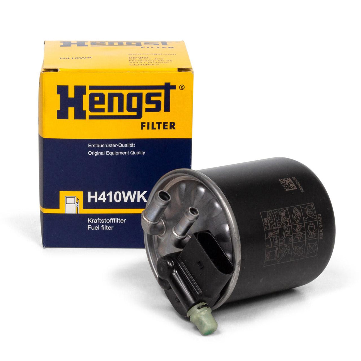 Hengst H410WK Fuel Filter 607 117 / 176 / 246 — Fuel Delivery