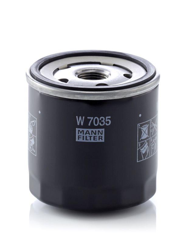 Mann W7035 Oil Filter Chrysler PT Cruiser 2.0 16V/Cabrio 2.0 Jeep Cherokee/Wrangler — Oil Filters