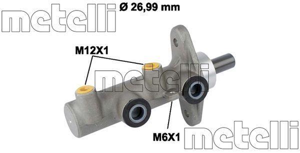 Metelli 05-0821 Ana Merkez Hyundai - Aluminum Brake Cylinder — Brake Hydraulics