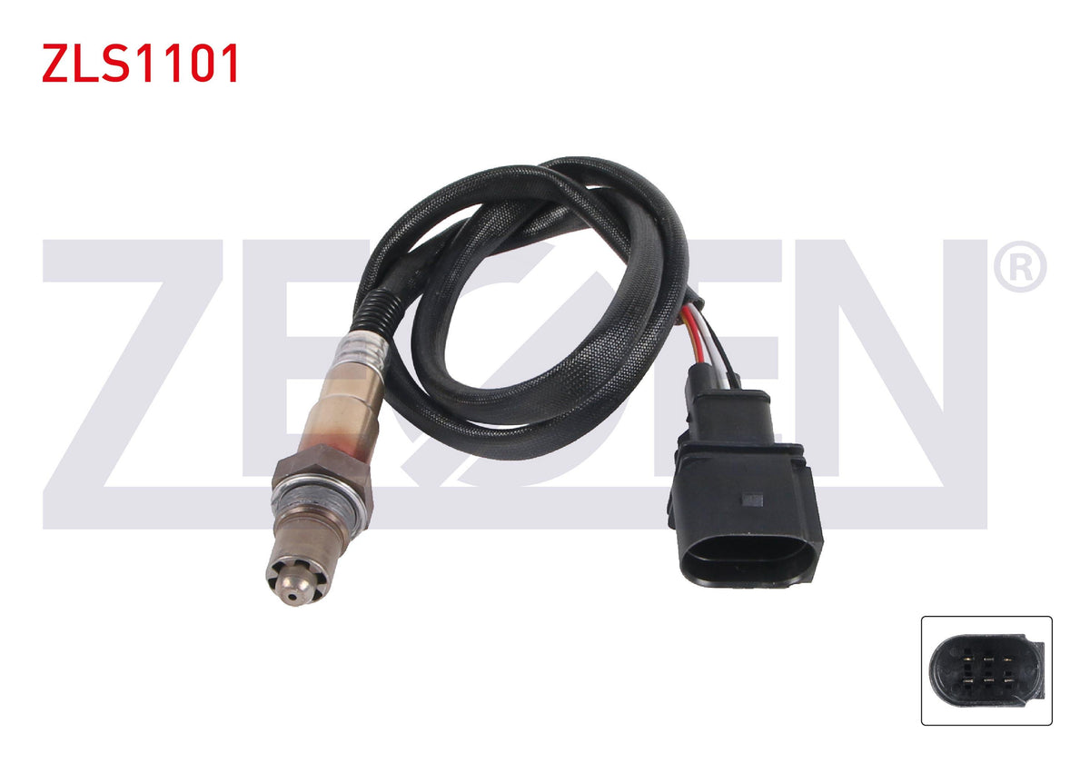 Zegen ZLS1101 Lambda (Oxygen) Sensor 780 mm Volkswagen Golf IV-Bora 1.6i (Bad) 1997-2005 / Golf V 1.4i (B — Oxygen & Air-Fuel