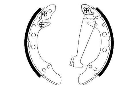 Textar 91044700 Brake Shoe VW Polo ABS / Golf III 200X40 — Brake Cables & Hardware