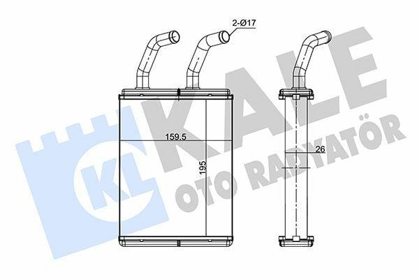 KALE Radiator for 97-04 Pregio 2.5Tci-2.7D — Radiators & Fans
