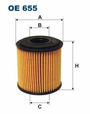 FILTRON OE655 Oil Filter - Fits Cabrio, City Coupe and 2 more models — Oil Filters