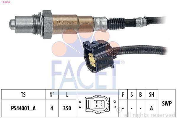 Facet 10.8236 Oxygen Sensor Grand Voyager V (Rt) 3.3.8 Avenger 2.0 2.4 Compass (Mk49) 2.0 CRDi 2.4 Patrio — Oxygen & Air-Fuel