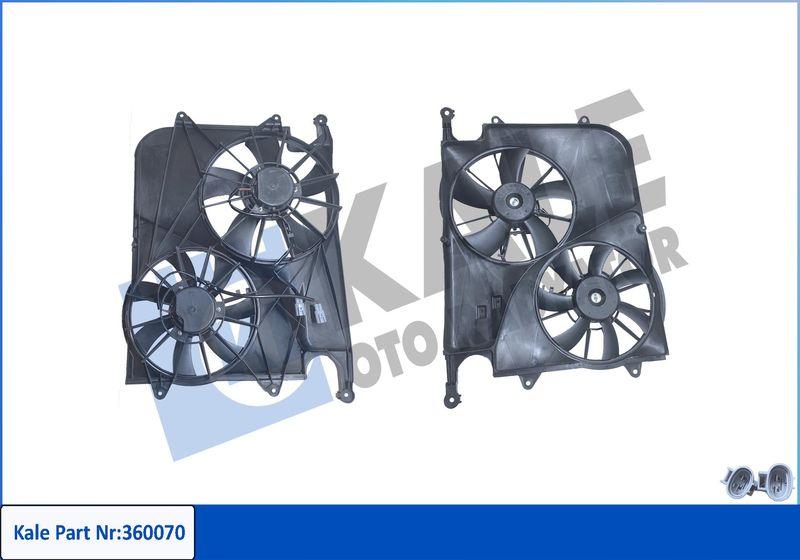 Kale Chevrolet Captiva C100 2.0 Diesel Fan Motor - Complete Unit for 2007-2011 — Motors, Pumps & Antennas