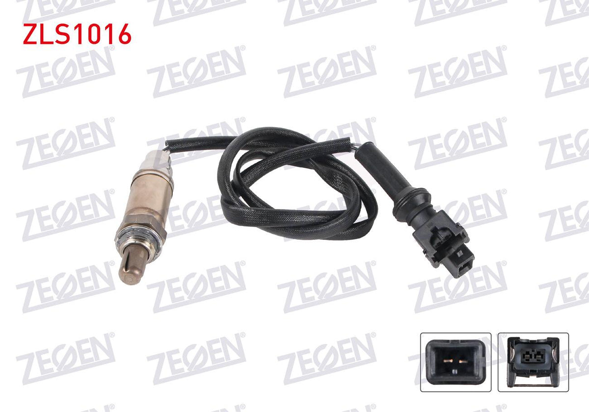 Zegen ZLS1016 Lambda (Oxygen) Sensor 900 mm Fiat Tempra-Tipo 1.6i (159 A3.048-835 C1.000) 1990-2000 / Pun — Oxygen & Air-Fuel