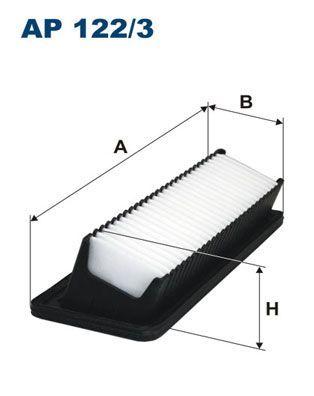 FILTRON AP122-3 Air Filter - Fits 09-HI. i10 1.1-1.2 CRDi — Air & Cabin Filters