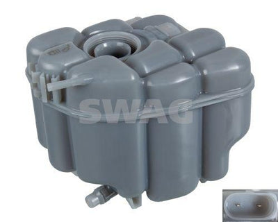 SWAG 30105922 Coolant Expansion Tank VW Touareg 10-18 Socket Housing Oval 3.0 3.6 TSI/TDI — Hoses & Tanks
