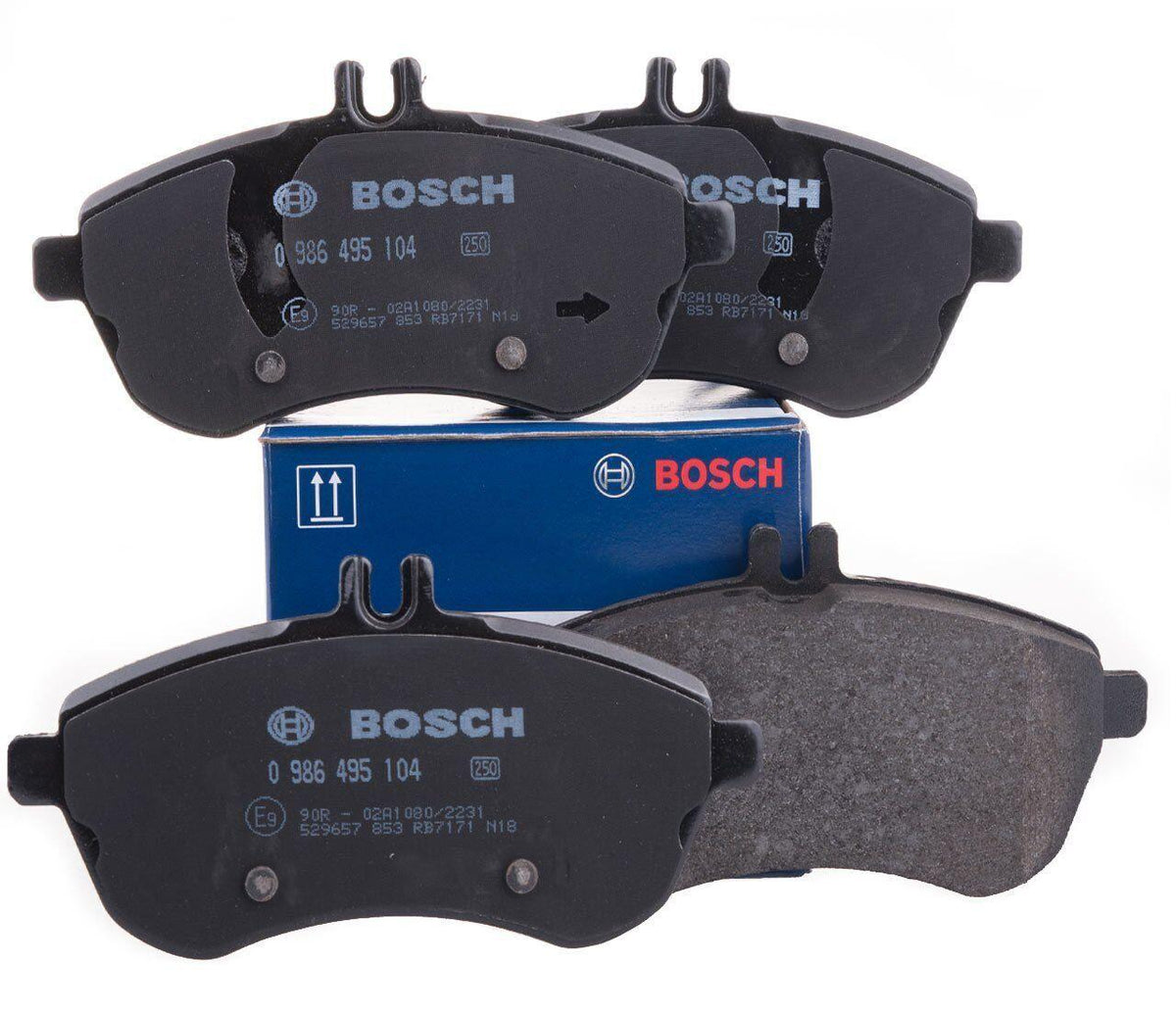 Bosch Front Brake Pad Set for Mercedes W204 C200 CDI — Brake Pads
