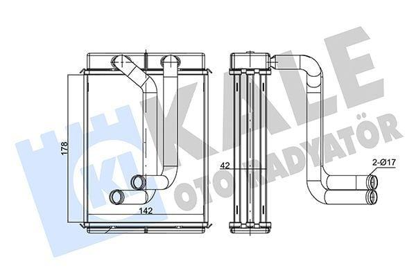 KALE Radiator 94-01 Sephia - Car Heating Solution — Radiators & Fans