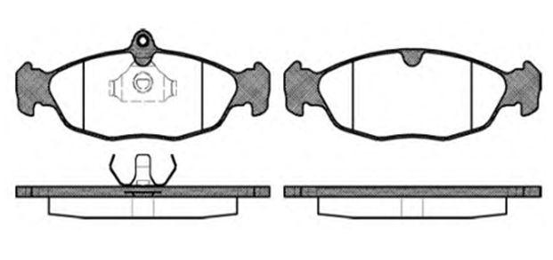 MGA 55182 Brake Pad Front Wva 20547 (Opel: Astra F Corsa B Vectra A) — Brake Pads