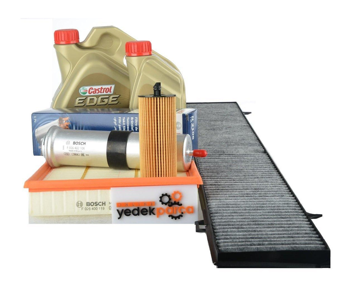Bosch BMW E87 120d N47 Engine Maintenance Filter Set - Includes Oil, Fuel and 2 more models — Maintenance & Service Kits