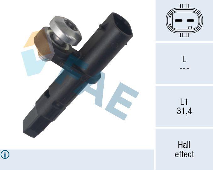 FAE 78791 ABS Sensor Opel Astra L /Combo E /Grandland X Front — Brake Sensors & ABS