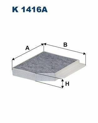 FILTRON K1416A Pollen Filter - Active Carbon Filter for Mercedes-Benz W205/W213 — Air & Cabin Filters
