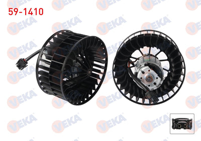 Veka 59-1410 Heater Motor BMW 3 Series (E36) 1990-1998 / Z3 (E36) 1995-2003 — Heater & Blower