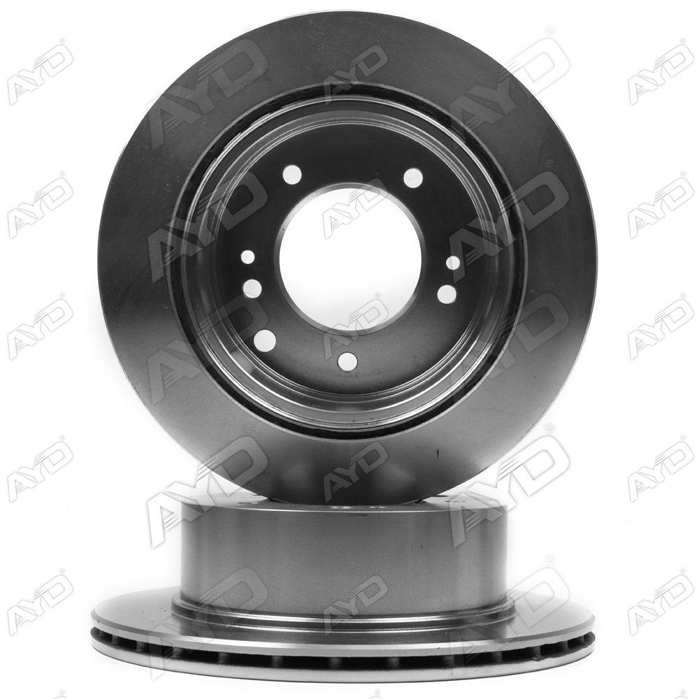 AYD 10-51152 *2 Rear Brake Disc Mirror Kia Sorento 2.5 CRDi 06-> 315mm Y-87.5mm | Set of 2