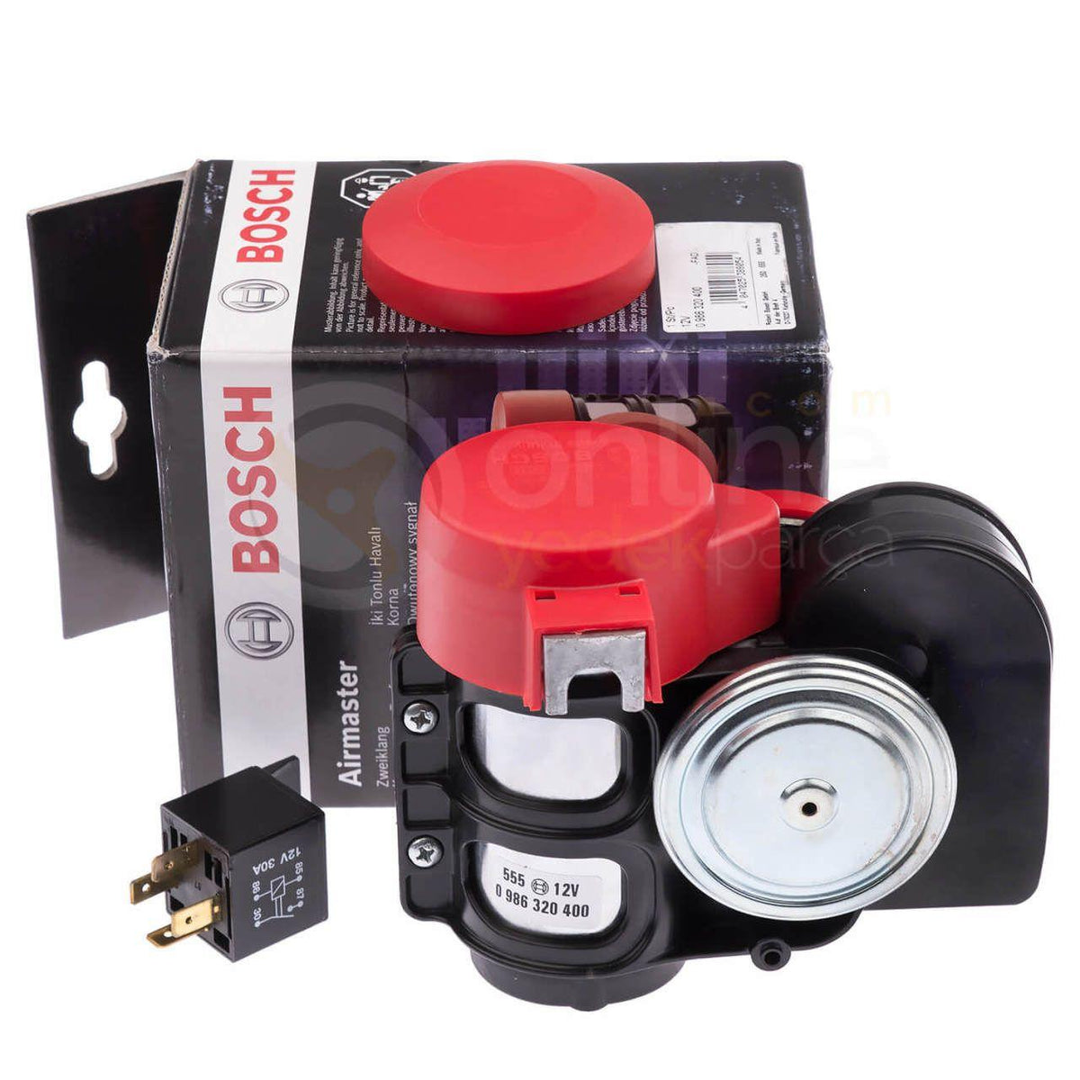 Bosch Ferrari Airmaster Horn - 12V Dual Tone Compressor — Motors, Pumps & Antennas