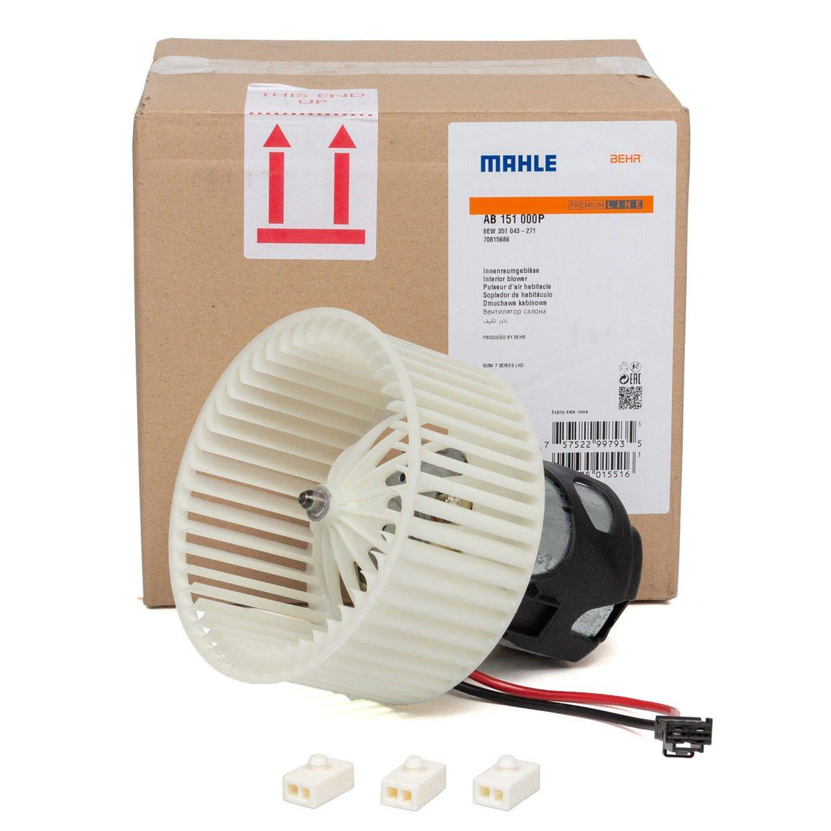 Mahle AB151000P Heater Motor 09-5-Series (F07-F10-F11) 7-Series (F01-F02-F03-F04)