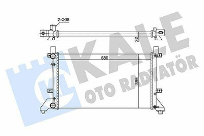 Kale Radiator for VW Lt28-35 & Lt28-46 - 2.5L, 2.8TD Engine — Radiators & Fans