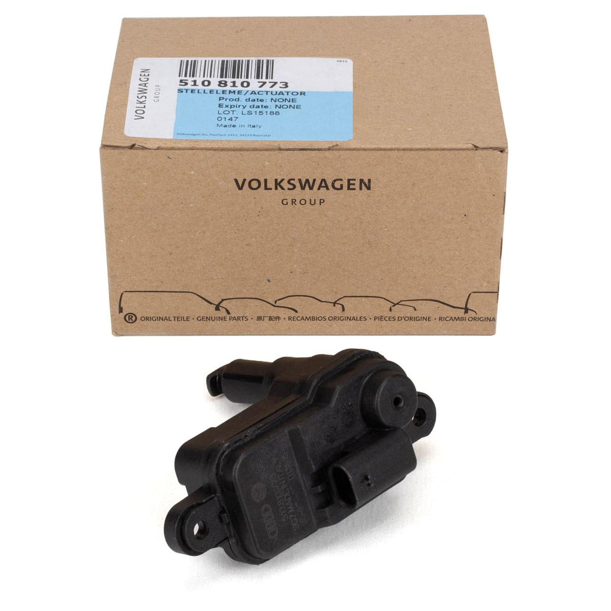 VAG 510810773 Volkswagen Audi Skoda Fuel Tank Cover Lock Motor Golf 8 Passat B8 Rapid — Fuel Delivery